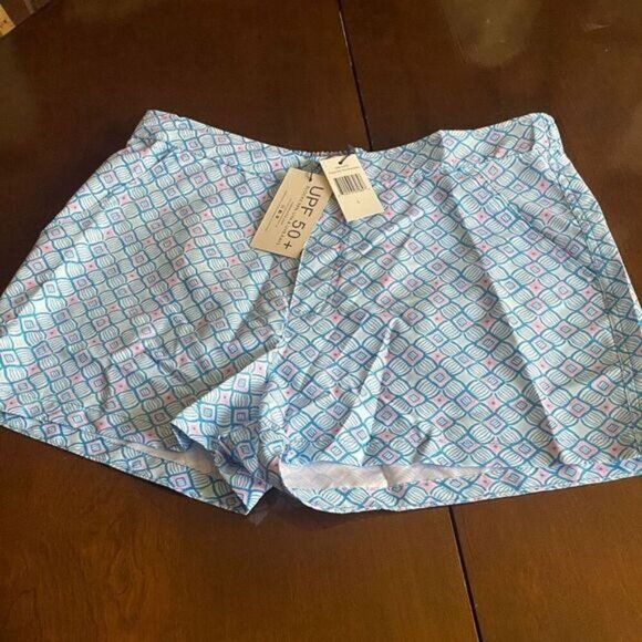 Cabana Life Shorts Women’s Boardshort Large, Blue/Pink UPF 50+ UV,Pockets,Zipp - Picture 11 of 11